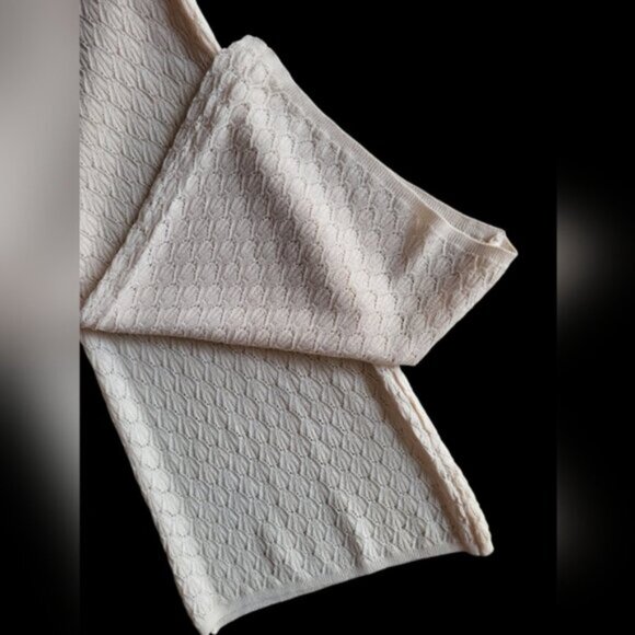 High Waist Knit Lace Summer Pants  Flared Leg NWT Sz M Tall - Picture 4 of 10